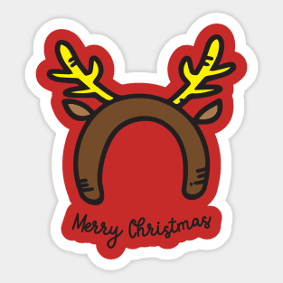 Christmas hat , Christmas funny gnomes Cute Merry Christmas Gift Sticker celebration  concept Sticker